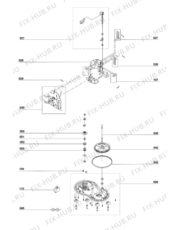 Взрыв-схема комплектующей Electrolux EFP4400 - Схема узла Chassis/Electrical